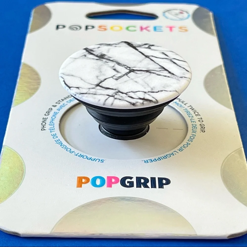 Popsocket - Dove White Marble